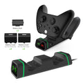 Xbox Controller Charging Station - Dual Charger Dock for Xbox Series X/S, Xbox One, One S, One X with 2 Rechargeable Battery Packs
