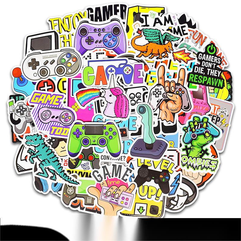 Doodle Stickers - Waterproof Vinyl Decals for Laptop, Suitcase, Console